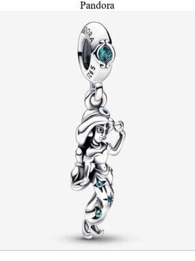 Authentic Pandora Disney Aladdin Princess Jasmine Dangle Charm